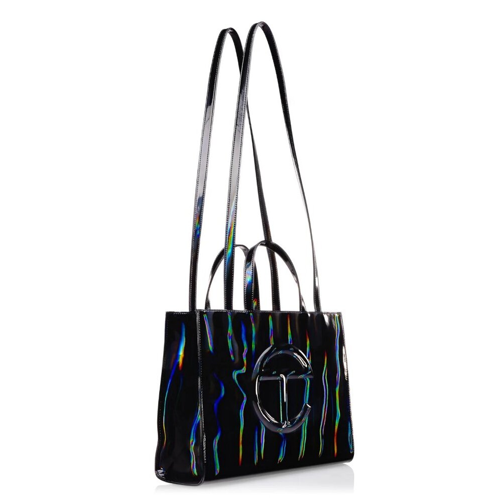 Telfar, Black Rainbow Medium Shopping Bag, NWT - Picture 12 of 13